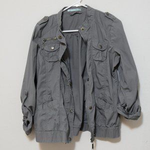 Gray utility jacket